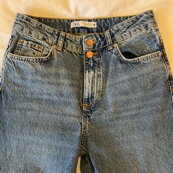 Zara wide leg jean, size 4 - Picture 4 of 6